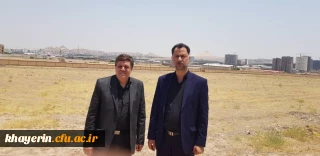 بازدید ریاست دانشگاه از پروژه طرح یکصد سی و یک استان قم