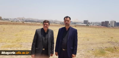 بازدید ریاست دانشگاه از پروژه طرح یکصد سی و یک استان قم