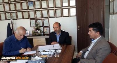 دیدار دبیر بنیاد استان، با رئیس مجمع خیرین مدرسه ساز استان اردبیل