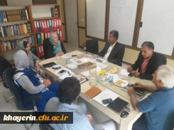 جلسه مدیرعامل بنیاد با مدیر پردیس استان سیستان و بلوچستان