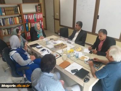 جلسه مدیر پردیس استان سیستان و بلوچستان به همراه مدیرعامل بنیاد