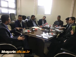 دومین نشست مدیر عامل بنیاد  با رییس شعبه بانک ملت و کارشناسان سامانه محب