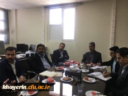 دومین نشست مدیر عامل بنیاد  با رییس شعبه بانک ملت و کارشناسان سامانه محب