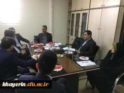 دومین نشست مدیر عامل بنیاد  با رییس شعبه بانک ملت و کارشناسان سامانه محب