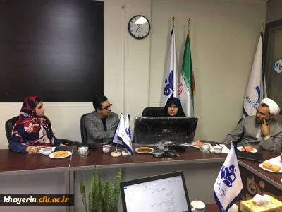 نشست کارکنان بنیاد خیرین حامی دانشگاه فرهنگیان با گروه تهیه کننده گان هنری جهت ساخت تیزر