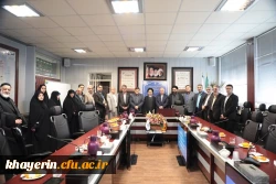 دیدار خیرین و هیات مدیره بنیاد خیرین حامی دانشگاه فرهنگیان با حجت الاسلام والمسلمین حاچ آقا ابوترابی فرد