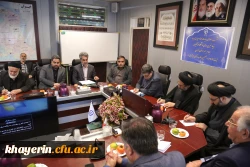 نشست حجت الاسلام والمسلمین حاج سید محمد حسن ابوترابی فرد با هیات مدیره و هیا امنا بنیاد خیرین حامی دانشگاه فرهنگیان  7