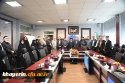 نشست حجت الاسلام والمسلمین حاج سید محمد حسن ابوترابی فرد با هیات مدیره و هیا امنا بنیاد خیرین حامی دانشگاه فرهنگیان  6