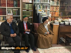 حضور در بیت آیت الله سیدان (1)