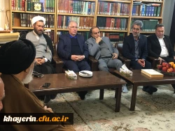 حضور در بیت آیت الله سیدان (2)