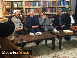 حضور در بیت آیت الله سیدان (3)