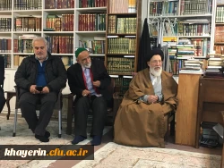 حضور در بیت آیت الله سیدان (5)