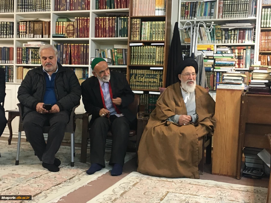 حضور در بیت آیت الله سیدان (5)