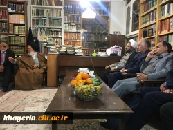 حضور در بیت آیت الله سیدان (6)