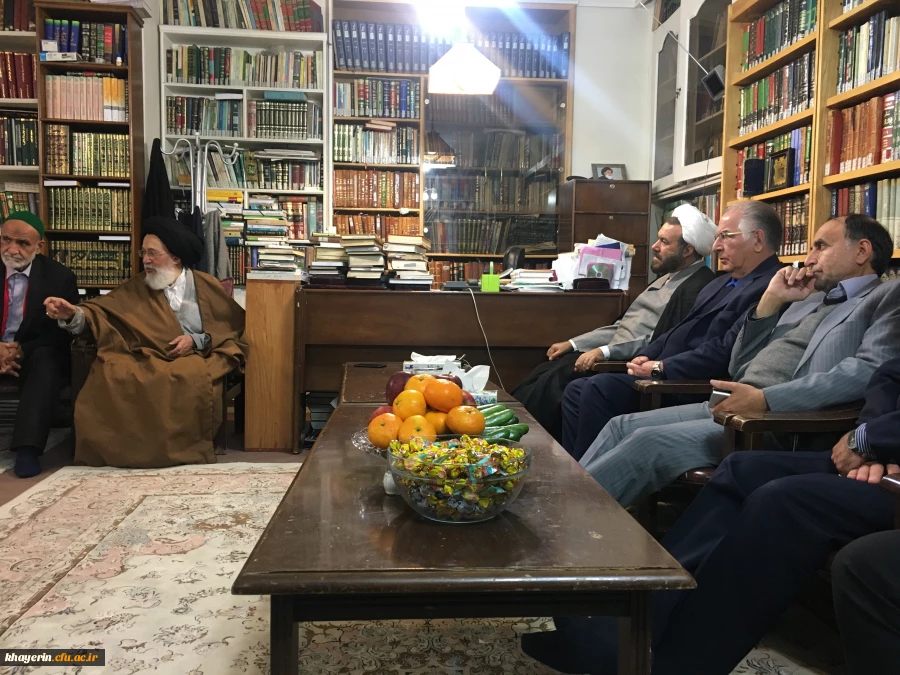 حضور در بیت آیت الله سیدان (6)