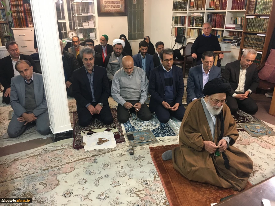 حضور در بیت آیت الله سیدان (7)