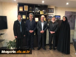 حضور مدیر عامل و کارکنان بنیاد خیرین حامی دانشگاه فرهنگیان در بنیاد نیکوکاری جمیلی 2
