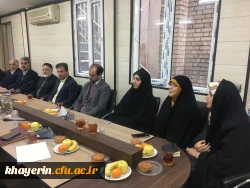 دومین جلسه ی هیئت مدیره ی استان البرز با حضور هیئت مدیره ی بنیادخیرین حامی دانشگاه فرهنگیان 5