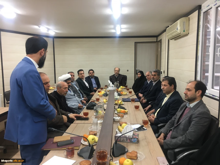 دومین جلسه ی هیئت مدیره ی استان البرز با حضور هیئت مدیره ی بنیادخیرین حامی دانشگاه فرهنگیان 7