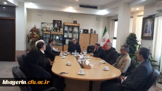 ششمین جلسه هیات مدیره بنیاد خیرین استان گلستان حامی دانشگاه فرهنگیان