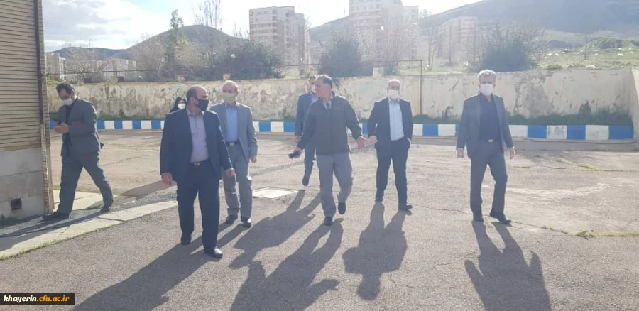 بازدید هیات مدیره محترم بنیاد خیرین استان مرکزی حامی دانشگاه فرهنگیان و مسئولین دانشگاه از پردیس حضرت زینب کبری(س) اراک 2