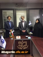 دیدار شورای شهرستان فردوس و رئیس پردیس بنت الهدی با مدیر عامل بنیاد خیرین حامی دانشگاه فرهنگیان 2