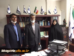 دیدار شورای شهرستان فردوس و رئیس پردیس بنت الهدی با مدیر عامل بنیاد خیرین حامی دانشگاه فرهنگیان 3