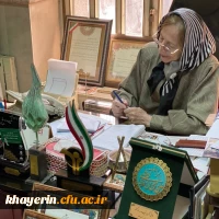 دیدار مدیر عامل بنیاد با خیّر نمونه کشور سرکار خانم دکتر ساعی 2