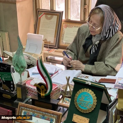 دیدار مدیر عامل بنیاد خیرین حامی دانشگاه فرهنگیان با خیّر نمونه کشور سرکار خانم دکتر ساعی