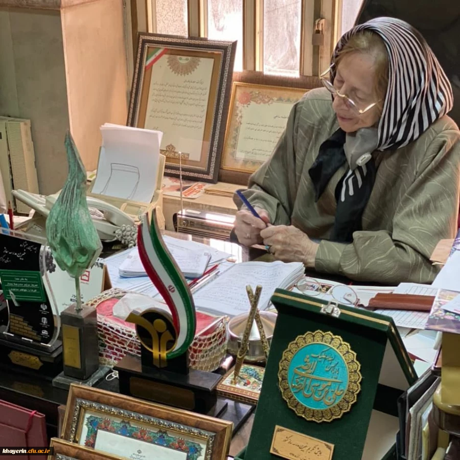 دیدار مدیر عامل بنیاد با خیّر نمونه کشور سرکار خانم دکتر ساعی 2