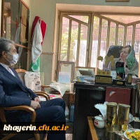 دیدار مدیر عامل بنیاد با خیّر نمونه کشور سرکار خانم دکتر ساعی 3