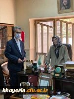 دیدار مدیر عامل بنیاد با خیّر نمونه کشور سرکار خانم دکتر ساعی 5