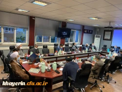 سومین نشست اعضای محترم هیات امناء بنیاد خیرین حامی دانشگاه فرهنگیان  3