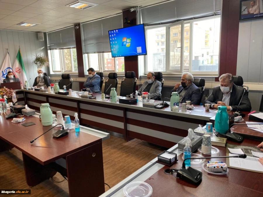 سومین نشست اعضای محترم هیات امناء بنیاد خیرین حامی دانشگاه فرهنگیان  9