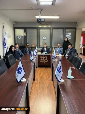 حضور سرپرست محترم استان خراسان شمالی و هیات همراه در ستاد مرکزی بنیاد 