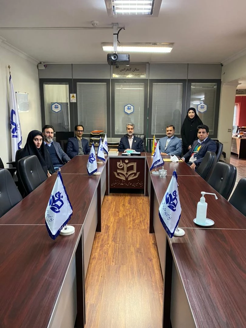 حضور سرپرست محترم استان خراسان شمالی در ستاد مرکزی بنیاد  2