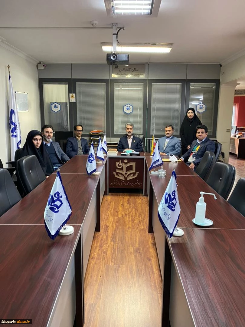 حضور سرپرست محترم استان خراسان شمالی در ستاد مرکزی بنیاد  3