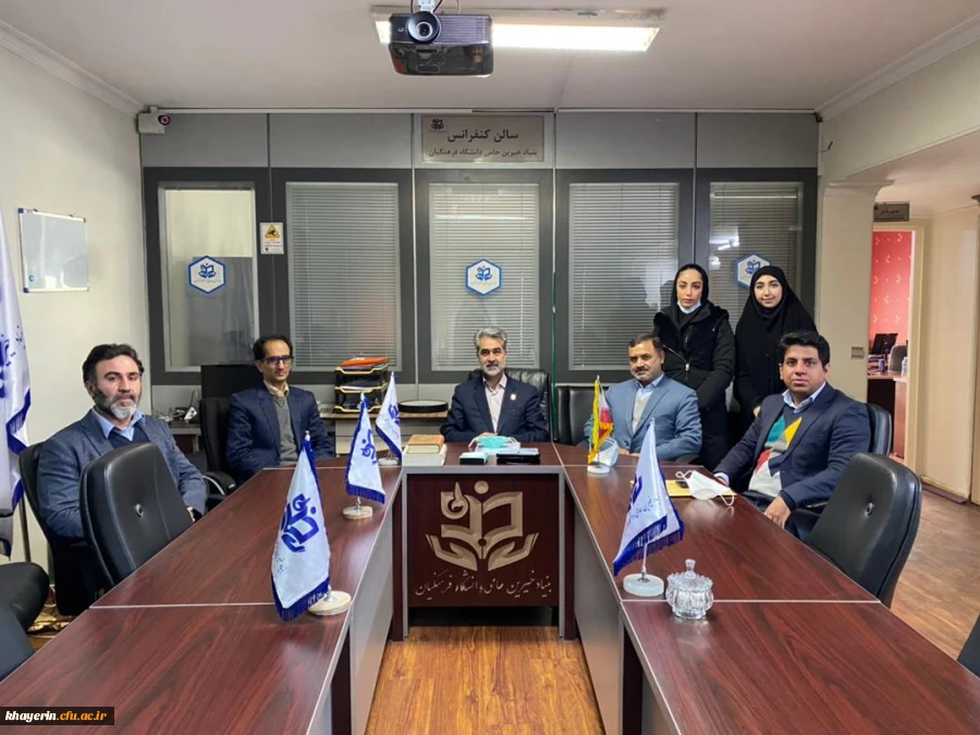 حضور سرپرست محترم استان خراسان شمالی در ستاد مرکزی بنیاد  6