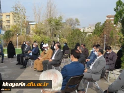 مراسم کلنگ زنی ساختمان آموزشی پردیس فاطمه الزهرا سلام الله علیها دانشگاه فرهنگیان استان آذربایجان شرقی  3