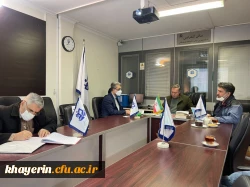 حضور مدیر عامل محترم بنیاد خیرین حامی دانشگاه فرهنگیان در جلسه تخصصی کمیته طرح 100_31 2