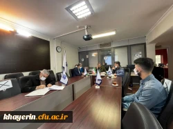 حضور مدیر عامل محترم بنیاد خیرین حامی دانشگاه فرهنگیان در جلسه تخصصی کمیته طرح 100_31 3