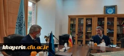 نشست مشترک مدیر عامل بنیاد خیرین حامی دانشگاه فرهنگیان با رئیس دانشگاه شهید بهشتی  2