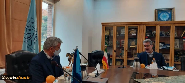 نشست مشترک مدیر عامل بنیاد خیرین حامی دانشگاه فرهنگیان با رئیس دانشگاه شهید بهشتی  2