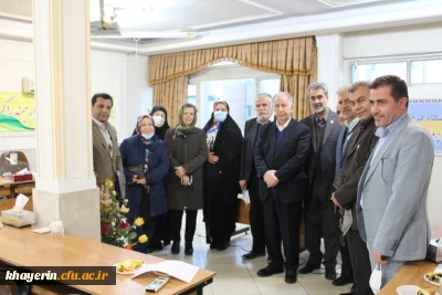 نشست هیات مدیره بنیاد خیرین استان قزوین حامی دانشگاه فرهنگیان با حضور رئیس محترم هیات مدیره و مدیرعامل محترم ستاد مرکزی 